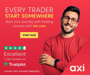 Axi — Every trader starts somewhere. Excellent 1,266 reviews on Trustpilot. Losses can exceed deposits.