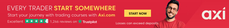 Axi — Every trader starts somewhere. Excellent 1,266 reviews on Trustpilot. Losses can exceed deposits.